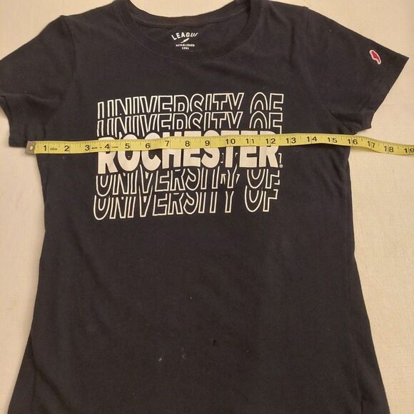 League Navy Blue University Of Rochester Short Sleeved Crewneck Tshirt Sz Small - Picture 4 of 11